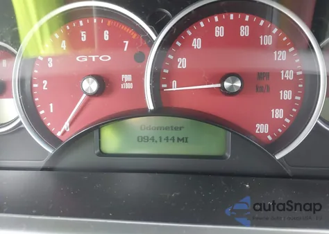 2004 Pontiac Gto from USA, damaged, VIN 6G2VX12G84L253337